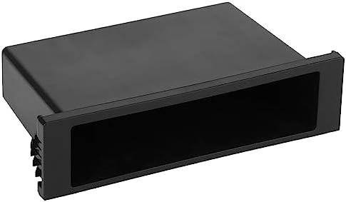Car Radio Storage Box, Single Din Storage Pocket Car Stereo Radio Storage Box Radio Inner Organizer Large Space Radio Pocket Radio Stereo Single Din Storage Box Car Radio Stereo Single Din Storage Box