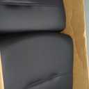 Boss Office Products Leather Sled Base Side Guest Chair, Black