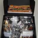 Funwhole Wild West Freight Train Lighting Building-Bricks Set - Classic 4-4-0 Locomotive Model 1524 Pcs Ideas Kit for Adult and Teens