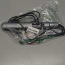 LANVIER Hair Straightener Flat Iron, 2 in 1 Hair Straightener and Curler, Nano Silver Tourmaline Titanium Ceramic Flat Iron, 15s Fast Heating, Rotating Temp Dial, Smart LED, Dual Voltage Hair Styler (Grey)