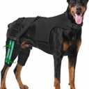 Dog Leg Braces for Back Leg, Adjustable Dog Knee Brace with 4 Stabilizers, Hip Support to Reduces Pain, Ligament Injuries & Luxating Patella & ACL CCL for Dogs
