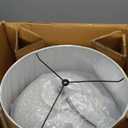 Signature Design by Ashley Dreward Casual 25 Inch Paper Table Lamp, Smoky Brown Finish