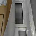 Vinyl Basement Window, 32" x 18" Bathroom Sliding Window with Double Pane Insulated Tempered Glass and Fiberglass Screen for Basement, Bathroom, Shed (White)