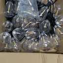 Outdoor String Lights 100FT for Outside Patio Lights with 50+2 Shatterproof S14 LED Dimmable Bulb, Outside Hanging Light Waterproof for Porch Garden Fences Backyard Balcony Pathways 2700K