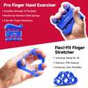 FitBeast Grip Strengthener Forearm Strengthener Hand Grips Strengthener Kit - 5 Pack Adjustable Resistance
