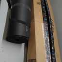 Extra Thick Exercise Yoga Mat with Carrying Strap (Black)