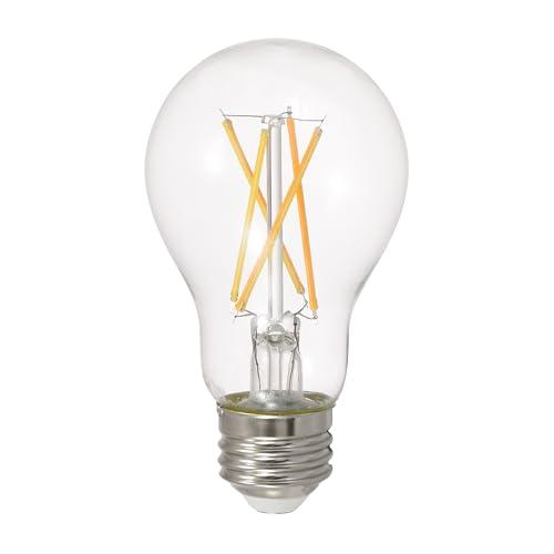 LEDVANCE Sylvania LED TruWave Natural Series A19 Light Bulb, 100W Equivalent, Efficient 15W, 1600 Lumens, Medium Base, Dimmable, Clear, 2700K, Soft White (42307) 5 Count (Pack of 1)