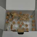 Eclaro 24 PCS 50ml 1.18''x3.94'' Mini Glass Bottles with Cork Stoppers - Suitable for DIY Christmas Decorations, Wedding Decorations, Party Gifts, Home Displays as Wishing Bottles