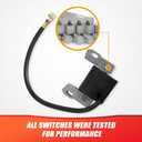 RANSOTO 592846 Ignition Coil Pack Compatible with 401000 405000 407000, Intek V-Twin 18-22HP Engine, Replaces 799651 691060 401577, 2Pcs