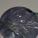 Silicone Bathroom Tray Round Vanity Tray Decorative Soap Holder Kitchen Countertop Organizer Coffee Table Decor for Candle, Perfume, Plant, 9 Inch, Dark Blue