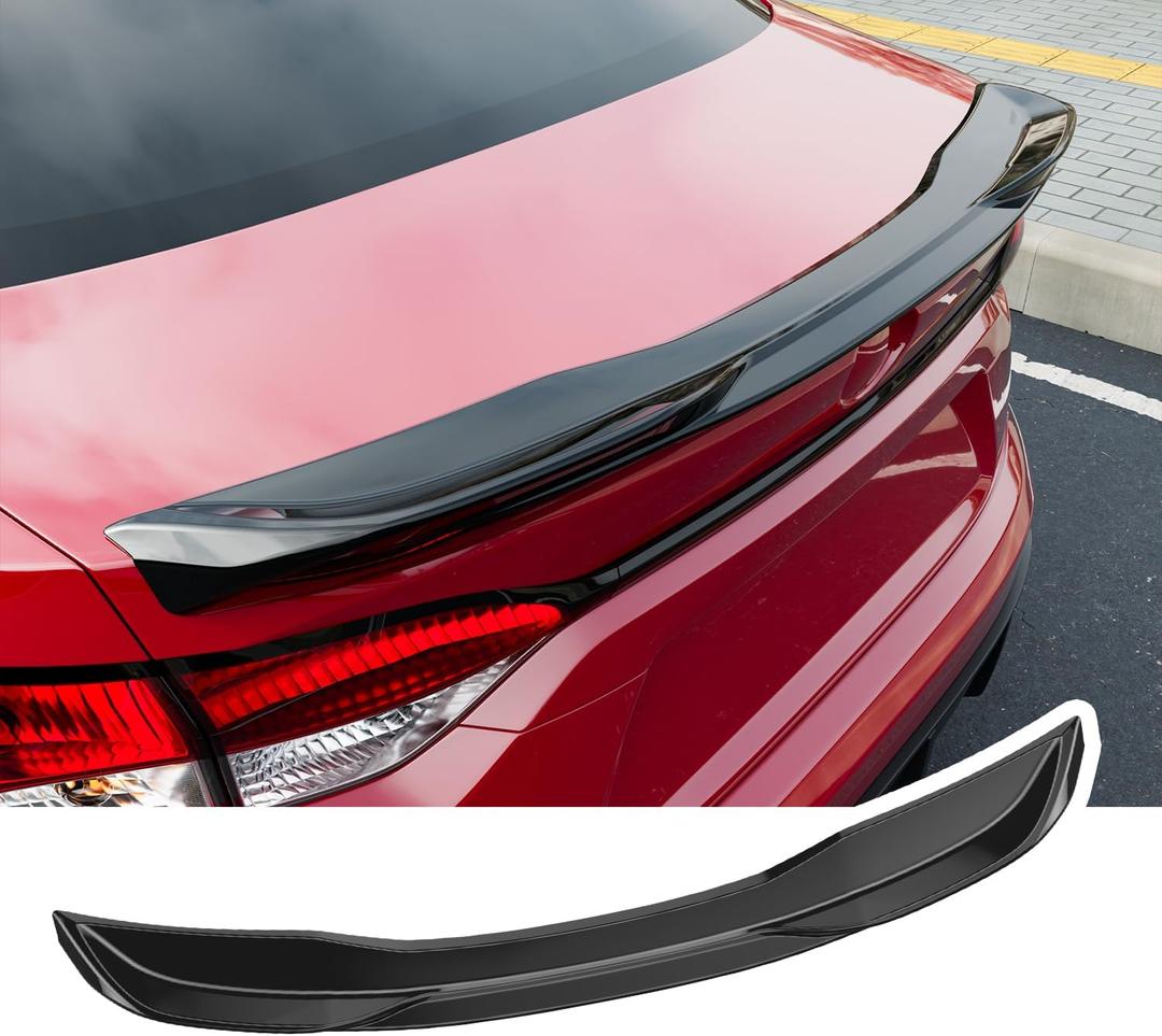 Xipoo Spoiler Compatible with 2020-2026 Toyota Corolla Trunk Wing Trunk Lip Rear Spoiler Glossy Black Replacement for 2020 2021 2022 2023 2024 2025 2026 Toyota Corolla Accessories