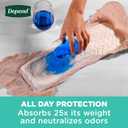 Depend Fresh Protection Adult Diapers, Incontinence & Postpartum Bladder Leak Underwear for Women, Disposable, Maximum, Extra-Large, Blush, 15 Count