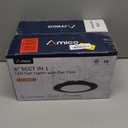 Amico Recessed Lighting 5/6 Inch, 12 Pack 5CCT Flat LED Can Lights, 2700K/3000K/4000K/5000K/6000K Selectable,12W Eqv 110W, 1050LM Brightness, Retrofit Installation - ETL & FCC, Black