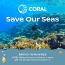 CORAL Ivory White 100% Compostable Forks - 120 Heavy Duty Forks (7.0 inch) - Break Resistant with Smooth Edges, Ocean Friendly Alternative to Plastic Silverware - Biodegradable & Disposable Forks