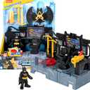 Fisher-Price Imaginext DC Super Friends, Batman Toys Bat Command Center Playset with Lights for Preschool Kids Ages 3+ Years