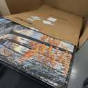 yiijeah Extra Large Living Room Wall Art - Modern Wall Decor for Bedroom Office Decor Mountain Forest Landscapes Village Bridge Painting Framed Canvas Prints Ready to Hang Pictures Home Decor (Blue Gray)