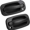 Dtomi Exterior Door Handle Front Left & Right Pair Compatible with Chevy GMC Cadillac Vehicle 1999-2007 Silverado Suburban Tahoe Avalanche, Sierra Yukon, Escalade Replaces# 15034985, 15034986 (2PCS)