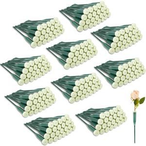 Tessco for you 270 Pcs Floral Water Tube 6 Inch Floral Tubes Plastic Flower Supplies for Fresh Flowers with Rubber Cap for Flower Stem Arrangements Florist Supplies