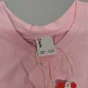 PATPAT Girls Pleated Short Sleeve T Shirt Summer Crewneck Plain Shirts Casual Fashion Preppy Tops Tees for Girl 11-12Y