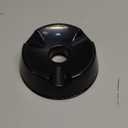 Bowling Ball Spinner - Smooth Rotating Bowling Ball Cup Stand with Non-Slip Base, Scratch-Free & Silent Spin Bowling Ball Holder, Ideal Bowling Accessories for Men & Women (Black)