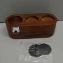 KNODOS Espresso Tamping Station 54mm For Breville Espresso Machine Accessories,Rosewood Portafilter Holder Tamping Mat Espresso Coffee Equipment (Classic)