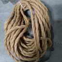 Vintage Rope Twisted Electrical Wire Hemp Rope Woven Textile Wire Twisted Cable Braided Retro Pendant Light Cord 2 * 0.75mm 25m