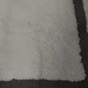 LUMI White Bath Mats for Bathroom, Non Slip Absorbent Soft Bath Rug, Fluffy Washable Classic Bathroom Rugs, Ideal for Floor, Shower Tub, Entryway, 24"x36", White and Grey