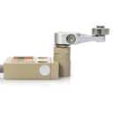 QWORK Waterproof Limit Switch TZ-3104 with Roller Lever Plunger, 2 Pack - Momentary Action, SPDT 1NO+1NC, Including 3m Cable