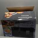 Emerson MW9255B Countertop Microwave Oven, 6 Pre-Programmed Settings, Removable Glass Turntable and Child Safety Lock, 0.9 Cu ft, 900W, Black