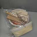 BAVIFY Sourdough Starter Kit, 9" Round & 10" Oval Banneton Bread Proofing Baskets Set, Sourdough Bread Baking Supplies Making Tools with Dough Scraper, Whisk, Bread Lame, Silicone Sling, Recipe