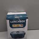 Electric Lunch Box Food Heater 80W Heated Lunch Box for Adults 12V 24V 110V 220V Portable Food Warmer LunchBox Lonchera Elctrica Porttil for Car Truck Work Driver Valentine's Gift for Men Women (Blue)