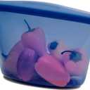 Stasher Silicone Reusable Storage Bag, 4-Cup Bowl, Reusable Freezer Bag, Microwave, Dishwasher, Oven Safe, Sous Vide, Lunch Container, Eco Friendly, Food Storage Bag, Snack Bag, 32 oz, Deep Ocean | Reusable Food Bag