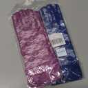 2 x ALVOGIMOR Lace Gloves for Women Wedding Tea Party, Evening Short Courtesy Gloves for Opera,1920s Party,Costume Accessory, Pink, Blue