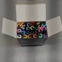 posca Paint Markers, 3M Fine Point Acrylic Paint Pens with Reversible Tips, Art Supplies For Gifts, Decorations, Fabric, Metal, Glass, Wood and Canvas, Set of 24