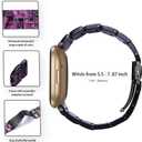 Resin Band Compatible for Fitbit Versa 4/Sense 2 Replacement Band Strap Breathable Bracelet Band for Fitbit Versa 4 Smartwatch Accessories