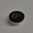 Black No Caulk Shower Drain, Welsan PVC Compression Shower Floor Drain with 4-1/4" Stainless Steel Round Grid Strainer Cover, Matte Black