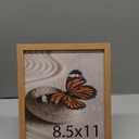 Memory Island 8.5x11 Photo Frames for Wall and Tabletop Display, 8.5 by 11 Natural Wood Grain Picture Frames with HD Plexiglass, Set of 15