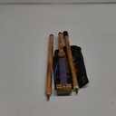 3pc Detachable Hardwood Walking Stick for Hiking with Compass 48 Inches - Soft Hand Strap - Rubber Tip Cover