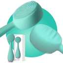 PMD Clean - Smart Facial Cleansing Device with Silicone Brush & Anti-Aging Massager (Teal)