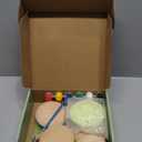 Catcrafter Mandala Rock Painting Kit - 5 Large Wooden Rocks for Painting with 6 Stencil Supplies - Mandala Dotting Tools Kit - Dotting Tools for Paint Rocks - Dot Art and Crafts for Adults Woman