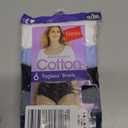 Hanes women's Hi-Cut Panties Pack, Lightweight Cotton Hi-Cuts, 6-Pack  Size 3 XL