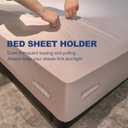 Lock Sheet Holders - 8Pcs Bed Sheet with Lock Strips Keep Sheets Firm & Tight, Easy to Install for All Mattress Sizes