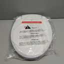 Brondell Bidet Toilet Seat Non-Electric Swash Seat, Fits Round Toilets, White Dual Nozzle System, Ambient Water Temperature Bidet with Easy Installation S101 Round 