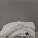 DWR Luxury Down Feather Fibers Comforter Full/Queen, Hotel-Style Fluffy Duvet Insert, Ultra-Soft Cotton Blend Fabric, High Fill Power 46oz Medium Weight for All Season(90x90, White)