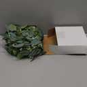 Thinkday 4 Pcs Eucalyptus Candle Ring Small 4 Inch Center Mini Artificial Wreaths Green Floral Leaves Pillar Holder Centerpieces for Wedding Door Wall Window Kitchen Cabinet Farmhouse Decoration