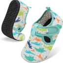 LeIsfIt Kids Water Shoes Girls Boys Quick Dry Aqua Socks Breathable Swim Shoes Non-Slip Barefoot Socks for Beach Surf