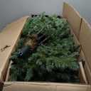 GOPLUS ARTIFICIAL CHRISTMAS TREE WITH LIGHTS - WARM WHITE LED - 7FT (MODEL: CM24967US-L)