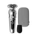 Philips Norelco S9000 Prestige Rechargeable Wet & Dry Shaver with Precision Trimmer and Premium Case, SP9820/87 (Silver)