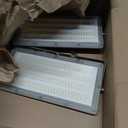 LED Flood Lights Outdoor, 100W 10000LM Outside Work Light with Plug, Outdoor Security Light 6500K Daylight White, IP66 Waterproof Bright Floodlight for Garage, Yard, Garden, Patio (2 Pack)