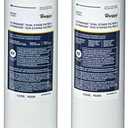 Whirlpool WHEEDF Dual Stage Replacement Pre/Post Water Filters | Fits WHADUS5 & WHED20 Filtration Systems | 1 Set, Pack of 2, Grey , Gray